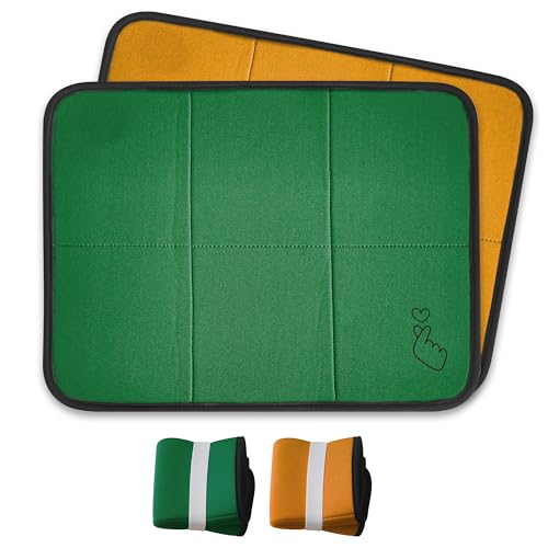 2 Pack Neoprene Portable Lightweight Mini Folding Mat - Waterproof Soft Cushion - Moisture Proof Design for Comfort - Foam...