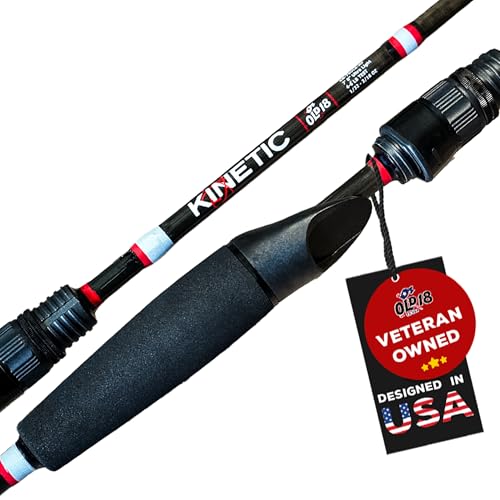 Old 18 Kinetic Series Carbon Fiber Fishing Rod - 30-Ton Carbon Fiber, Enhanced Sensitivity for Precision Strikes, Coated 3...