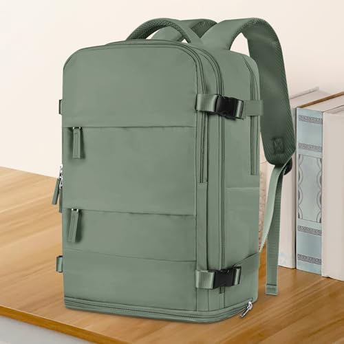 coowoz Travel Backpack For Women Men,Carry On Backpack,Hiking Backpack Waterproof Outdoor Sports Rucksack Casual Daypack T...