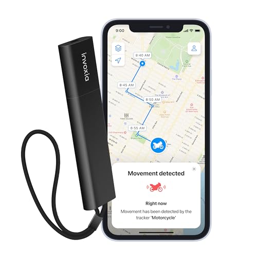 Invoxia GPS Tracker PRO - Real-Time Location - No Included Subscription - for Cars, Motorcycles, Bicycles, Children - Moti...
