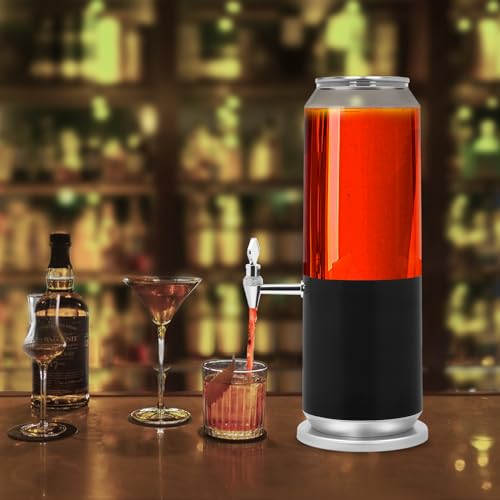 Gworobie Beer Tower Dispenser 3L/100oz - Beverage Dispenser with Spigot, Margarita Tower, Mimosa Tower,Heat/Ice Drink Disp...