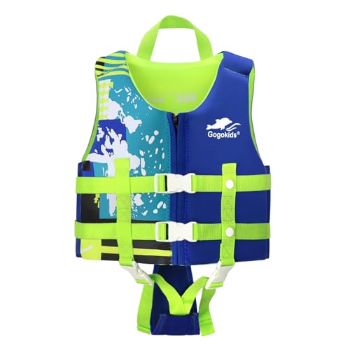Gogokids Toddler Swim Vest, Premium Kids Swimming Jacket for 30-40-50-60-70 Lbs Girls and Boys, Floaties Vest Swimming Aid...