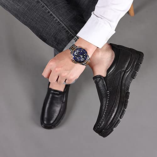 Coramtty Men's Slip on Loafers Casual Shoes Soft Lightweight Slippers Breathable Comfort Dress Shoes for Male Walking Flat...