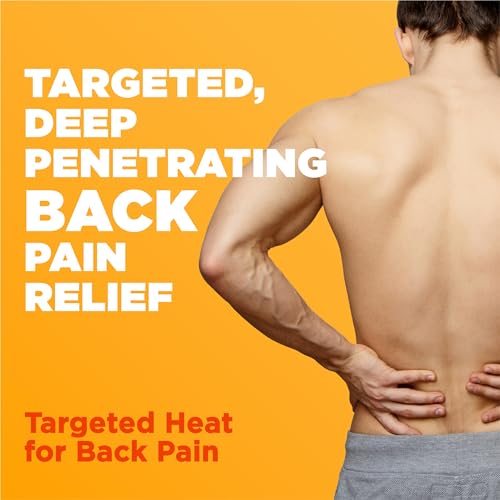 ThermaCare Advanced Back & Hip HeatWraps, Long-Lasting, Disposable Heat Therapy for Lower Back Pain, Muscle Soreness, & He...