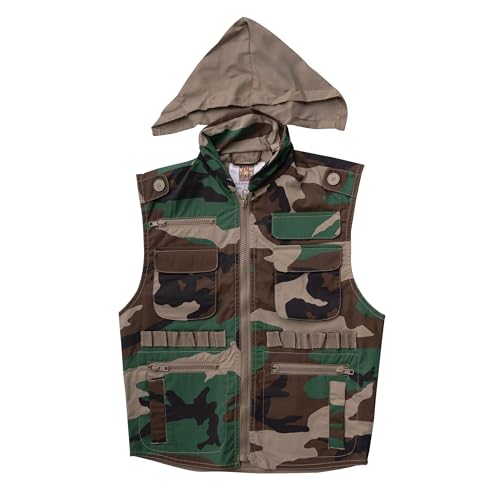 Rothco Kids Ranger Vest - Woodland Camo