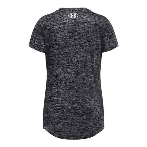 Under Armour Girls' Tech Twist Arch Big Logo Short-Sleeve Crew Neck T-Shirt