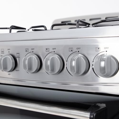Avanti Gas Range Oven, Compact Freestanding Design, 4 Sealed Burners with Electronic Ignition, 2.1 Cu.Ft. Capacity Feature...