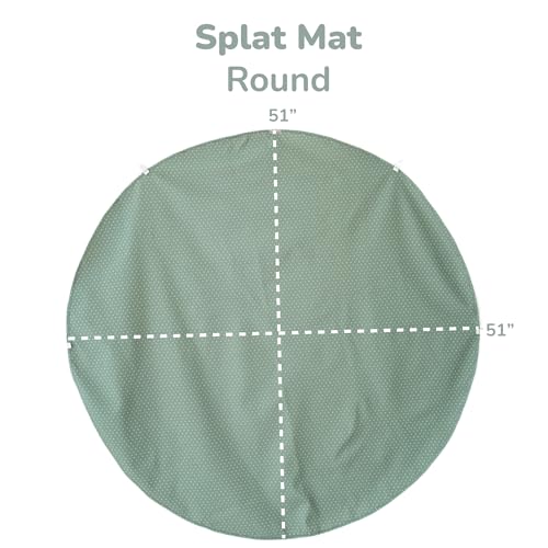 WeeSprout Baby Splat Mat for Kids, Large 51” x 51” Floor Playmat with Durable, Waterproof Surface and Non-Slip Bottom for ...
