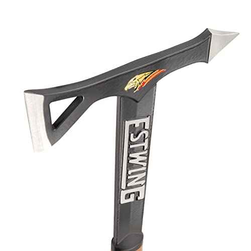 ESTWING Tomahawk Axe - 16.25" Lightweight Hatchet with Forged Steel Construction & Genuine Leather Grip - ETA