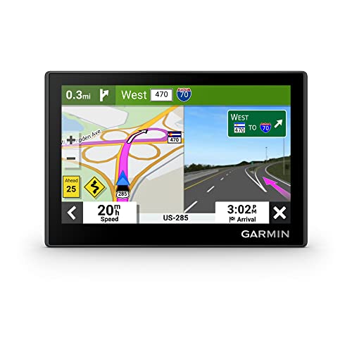 Garmin Drive™ 53 GPS Navigator, High-Resolution Touchscreen, Simple On-Screen Menus and Easy-to-See Maps, Driver Alerts (R...