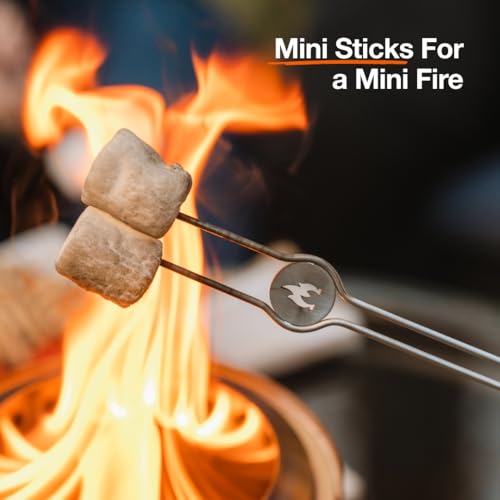 Solo Stove Mesa Accessory Pack | Incl. 4 Stainless Steel Mini Sticks + Stick Rests, Pellet Scoop, Mesa Lid, Carry Case, Ac...