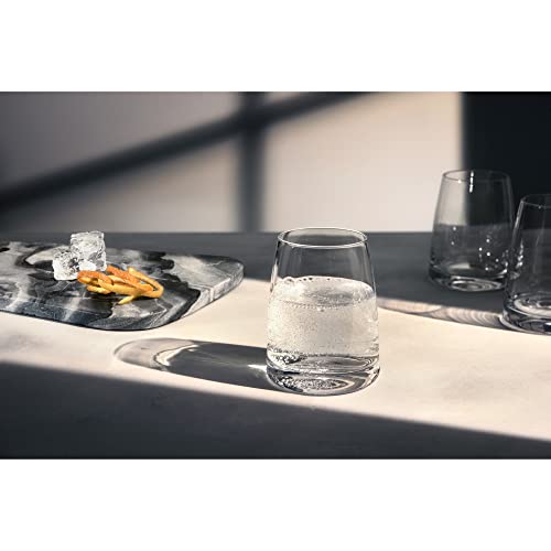 WMF Kineo Water Glasses Set of 4, Drinking Glasses, Tumbler 325 ml, Crystal Glass, Thin Drinking Rim, Ergonomic Shape, Dis...