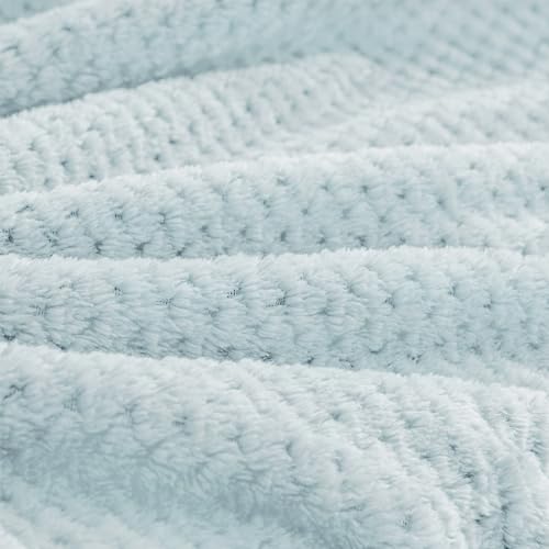 BEDELITE Travel Blanket with Bag, Ultra-Soft Jacquard Fleece Blanket with Luggage Sleeve & Backpack Clip, Airplane Blanket...