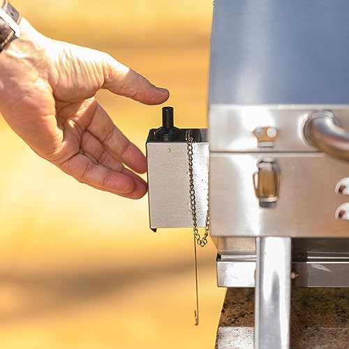 Masterbuilt Portable Propane Gas Grill with Folding Legs, Chrome-Coated Warming Rack and 288 Cooking Square Inches in Stai...
