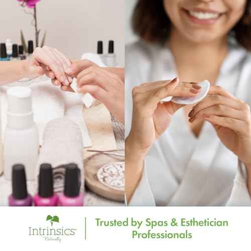 Intrinsics Premium Cotton Ovals (50 Count) ? Dual-Sided 3¡± Medium-High Absorbency Large Cotton Pads, Lint-Free Hypoallergenic Cotton for Makeup Removal, Cleansing, and Exfoliation