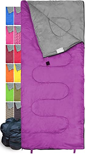 REVALCAMP Sleeping Bag Indoor & Outdoor Use. Great for Kids, Boys, Girls, Teens & Adults. Ultralight and Compact Bags are ...