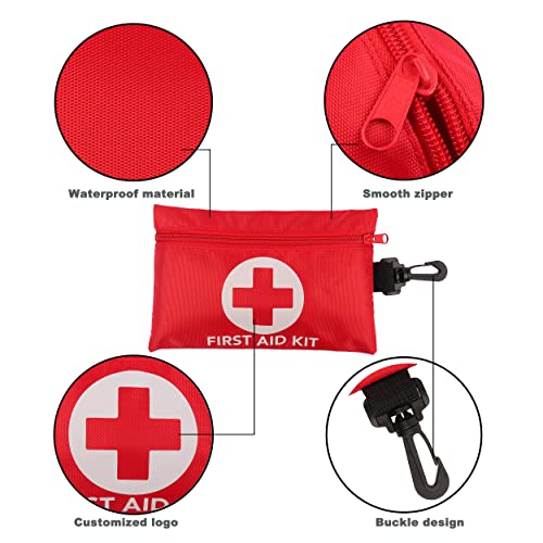 Galaxylense 128 Pcs First Aid Kits Small for Survival Emergency Trauma Military Tactical Medical School Office Home Travel...