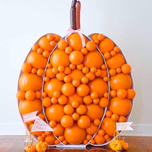 PartyWoo Orange Balloons 52pcs 12 Inch Fall Latex Helium Balloons for Birthday Baby Shower Graduation Tangerine Little Cut...