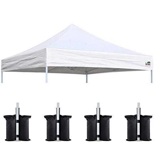 Eurmax USA New 10x10 Pop Up Canopy Replacement Canopy Tent Top Cover, Instant Canopy Top Cover ONLY, Choose 30 Colors,Bonu...