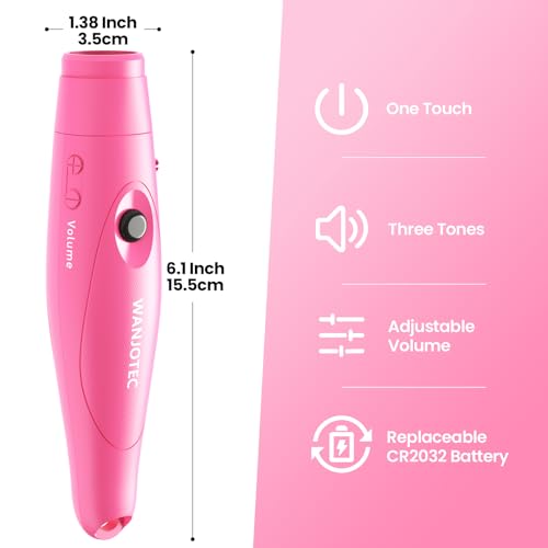 WANJOTEC Electronic Whistle for Teacher Coaches, 3 Tones Adjustable 130db Loudest High Volume Handheld Emergency Electric ...