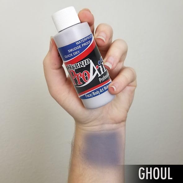 ProAiir Face and Body Painting Makeup - 2oz (60ml) Ghoul