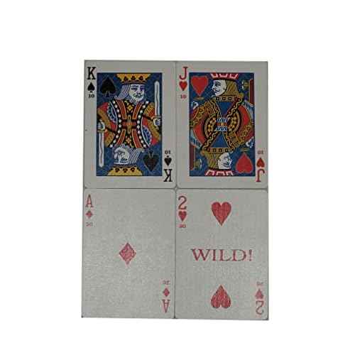 Merz67 LLC 2 Deck Canasta Playing Cards Set w/Points, Blue Back