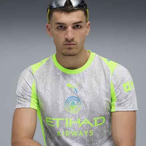 Men¡¯s Manchester City FC 2025/26 Replica Third Soccer Jersey - Pro Green