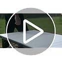 KingCamp Folding Camping Table, Portable Camp Table Foldable Aluminum Roll Up Seamless Desktop with Storage and Tall Legs ...