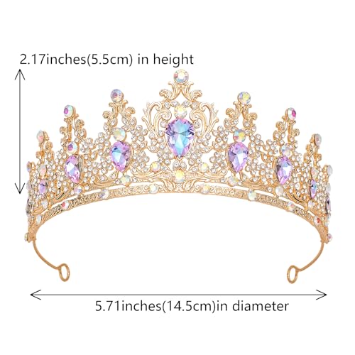 JITINX Tiaras Crown for Women, Queen Crown, Bridal for Tiaras Headband Wedding, Birthday Party Prom Princess Crystal Crown...