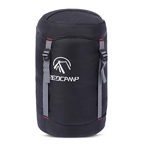 REDCAMP Nylon Compression Stuff Sack, 10L/17L/27L/40L Lightweight Sleeping Bag Compression Sack Great for Backpacking, Hik...