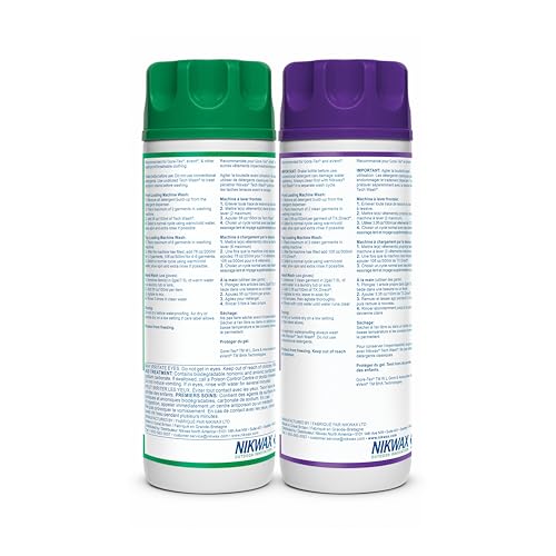 Nikwax Hardshell Cleaning & Waterproofing Duo-Pack