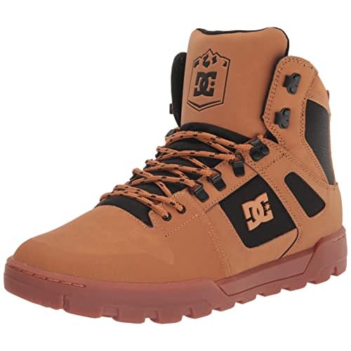 DC Shoes Mens DC Men's Pure High-top Water Resistant Boot Skate Shoe