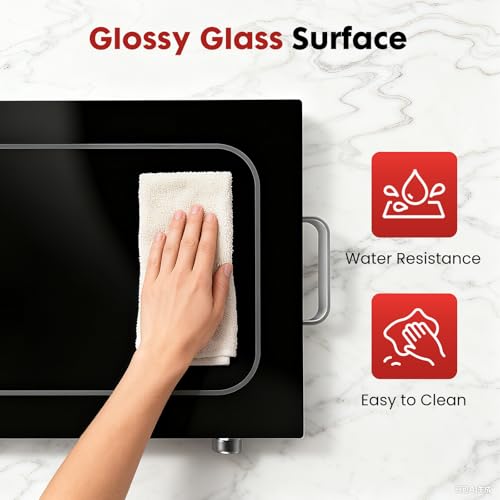 OLIXIS Warming Trays for Buffets Party, Electric Warming Tray with Adjustable Temperature Control, Large 25" x 15" Full Glass-Top Food Warmer for Party Buffet, Wedding, Holiday and Home Dining, Black