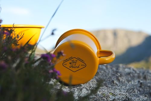 Lost & Found Cornwall 6 Piece Premium Enamelware Dining Set | 2* Bowls Deep Dish Plates Mugs | for Outdoor Camping Hiking ...