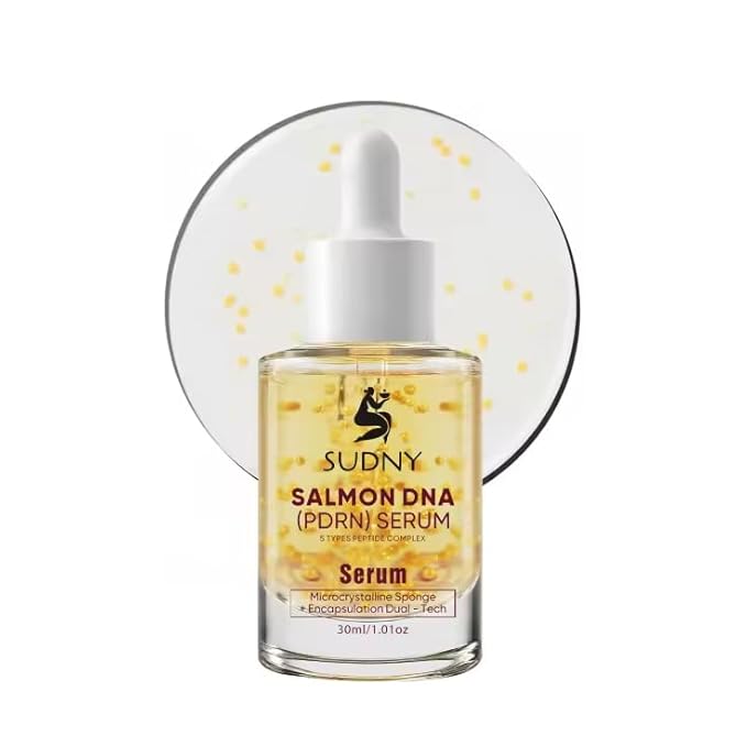 Salmon DNA PDRN Face Serums - Glow Serum with Niacinamide, Hyaluronic Acid, Collagen, Vitamin C & Peptides - Hydrating, Brightening & Firming Serum for Radiant, Smooth & Balanced Skin