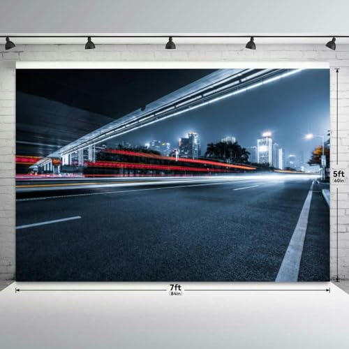 The Light Trails The Modern Building Backdrop Bitrhday Party Decorations Photography Studio Photo Backdrops Background Pro...