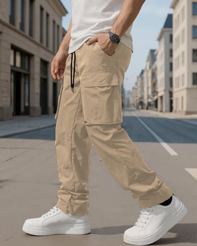Men's Cargo Pants with Pockets Sports Outdoor Pants Casual Fashion