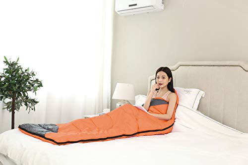 tuphen- Sleeping Bags for Adults Kids Boys Girls Backpacking Hiking Camping Microfiber Liner, Cold Warm Weather 4 Seasons ...