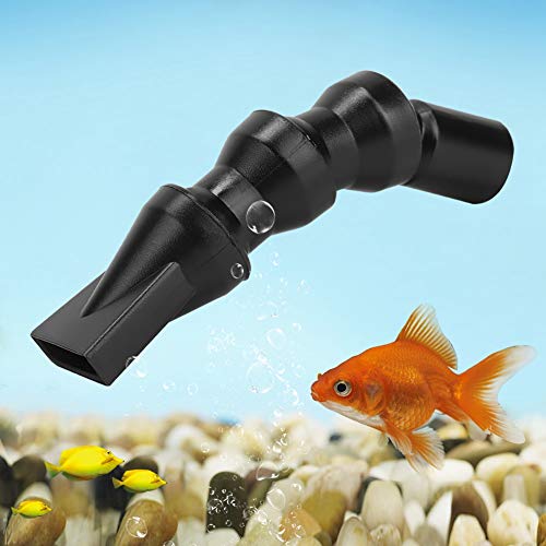 Aquarium Duck Flat Nozzle, Flexible 360°Rotatable Duckbill Water Outlet Plastic Aquarium Water Outlet Duckbill Nozzle Pipe...