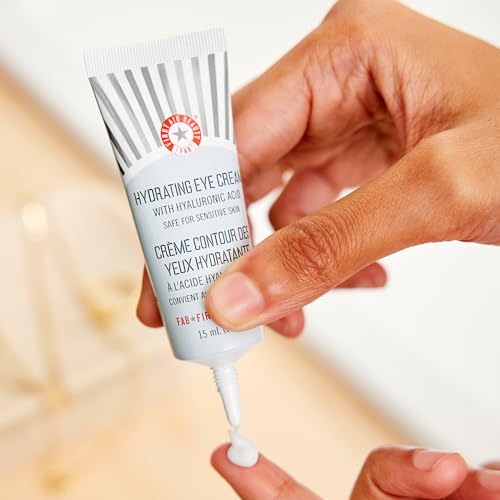 First Aid Beauty - Hydrating Eye Cream with Hyaluronic Acid, Nourishing Eye Cream that Provides 24 hours of Hydration, Hel...