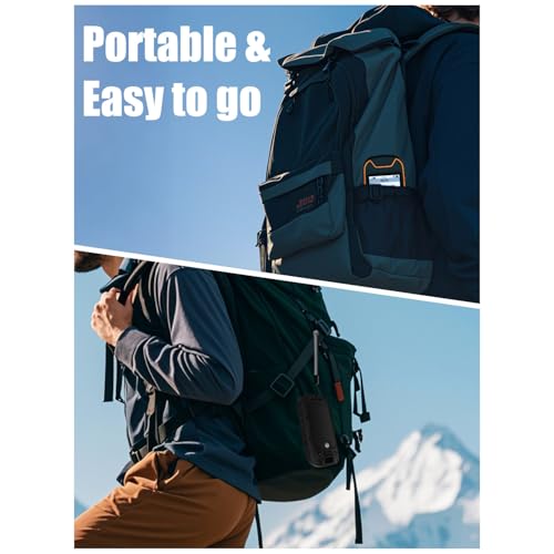 A8 Handheld GPS for Hiking, Lightweight and Waterproof Handheld Navigator, 3.2 Inch Color Screen, Compact Handheld GPS wit...
