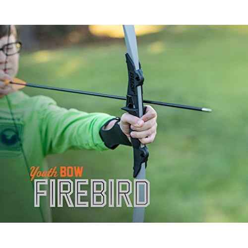 Bear Archery Firebird Bow for Youth, Recommended Ages 12-16, Ambidextrous, Continuous Draw Weight Up to 36 lb., Continuous Draw Length Up to 28-inches