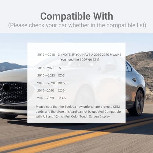 Latest GPS Navigation SD Card BHP166EZ1T for 3 6 CX-3 CX-5 CX-9 MX-5 USA/Canada/Mexico 2023