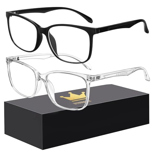 hunsquer Blue Light Glasses for Women Blue Light Blocking Glasses Men Computer Gaming Blue Screen Glasses Mens Blue Light ...
