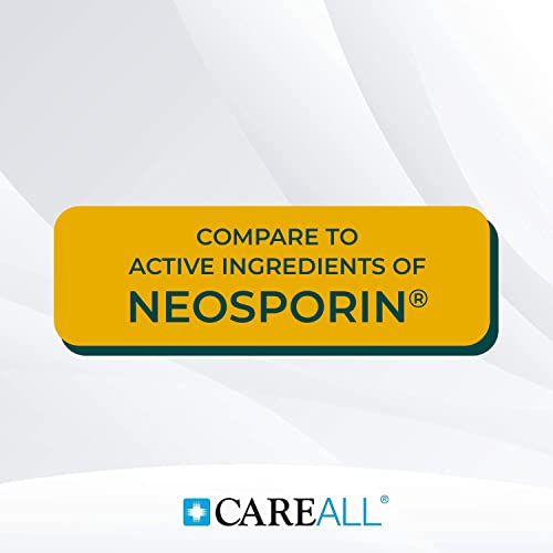 CareAll Triple Antibiotic Ointment (144 Pack), 0.9gr Foil Packet. First Aid Ointment That Prevents Infection in Minor Cut...