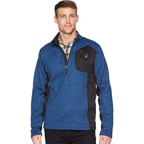 SPYDER Men¡¯s Bandit Half-Zip Stryke Fleece Pullover Jacket for Winter Sports