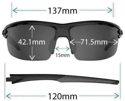 Tifosi Optics Rivet Sunglasses (Matte White (Clarion Blue/AC Red/Clear))