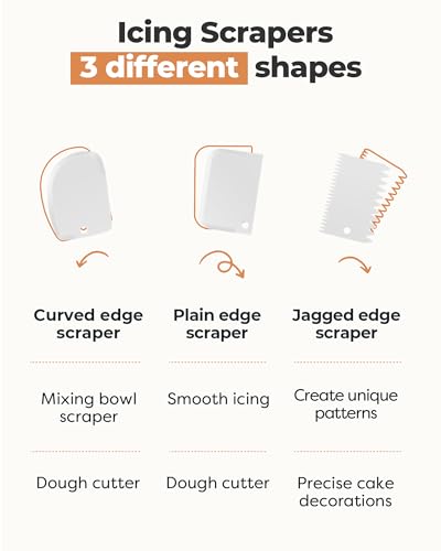 Kootek 71PCs Cake Decorating Kit, Baking Supplies Tools - Includes Cake Stand Turntable, 12 Icing Piping Tips Set, 2 Frost...