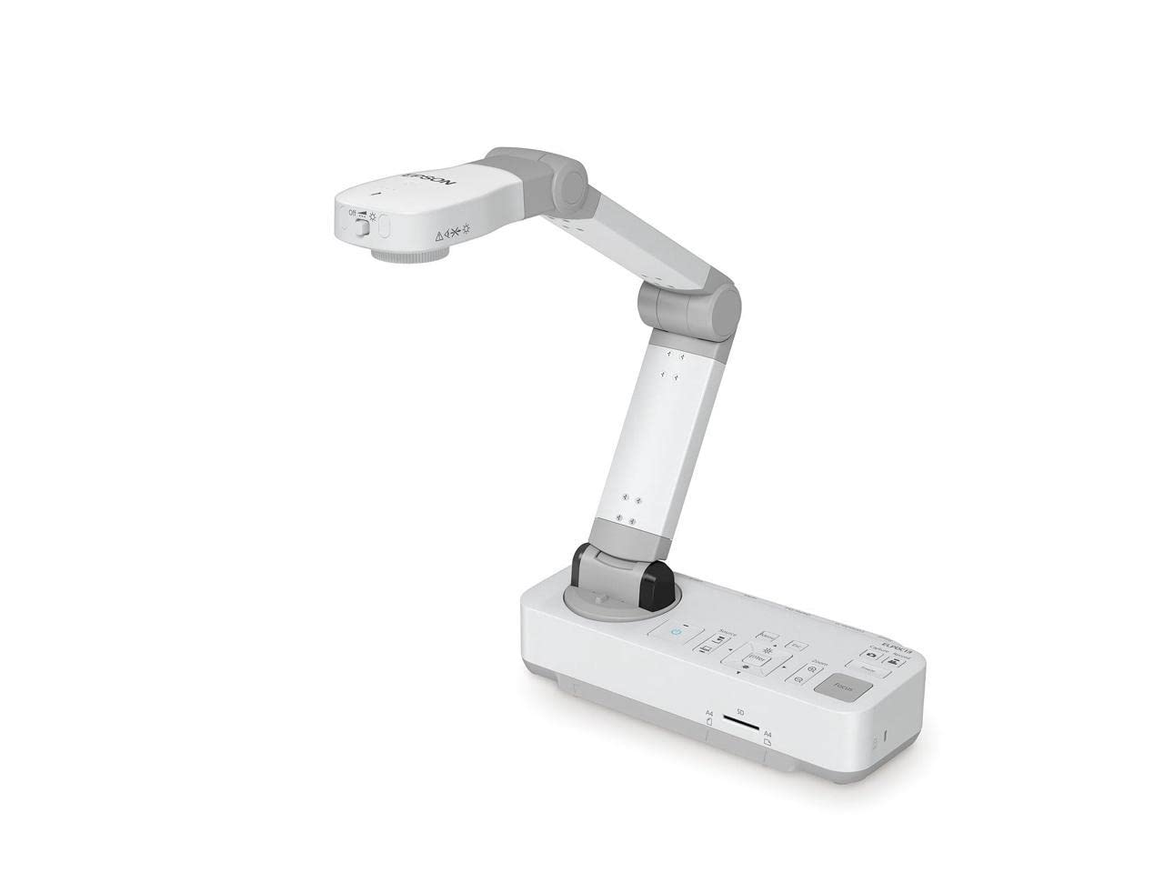 Epson Dc-13 High-Definition Document Camera With Hdmi, 16X Digital Zoom And 1080P Resolution,White