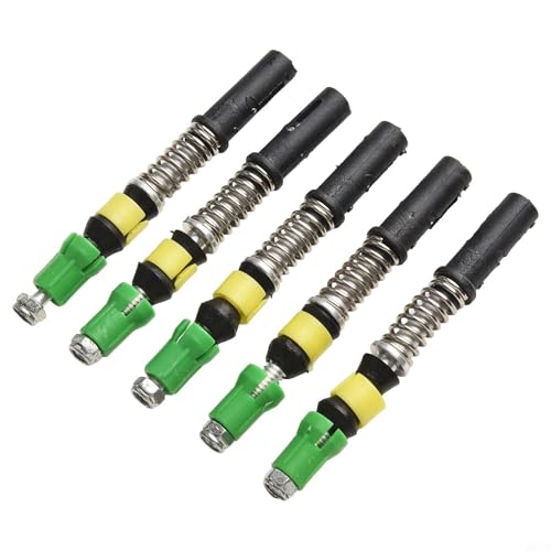 5-Pack Hiking Trekking Pole Internal Lock with Shock Absorbing Spring, Replacement Part for Carbon Fiber Walking Pole, Adj...